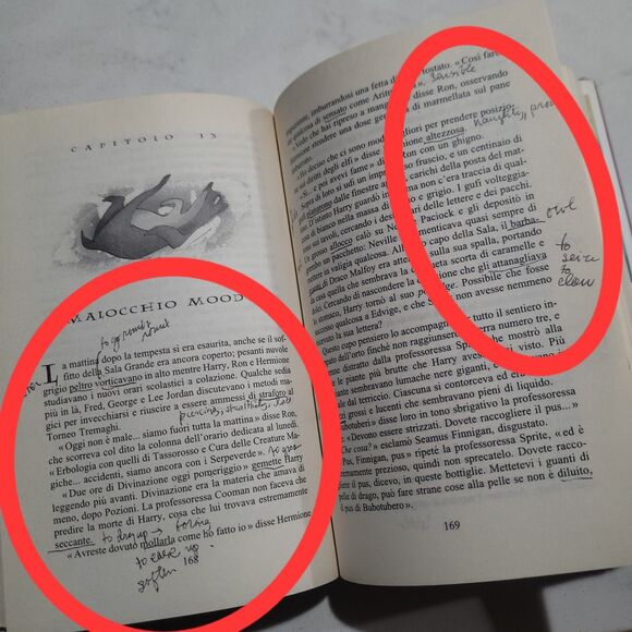 HARRY POTTER E il Calice di Fuoco Italian Hard Cover w DJ Goblet of Fire Book - Picture 5 of 12